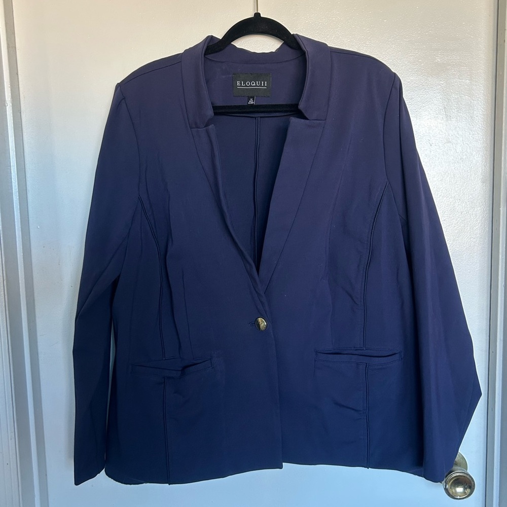 Eloquii Navy Blazer
